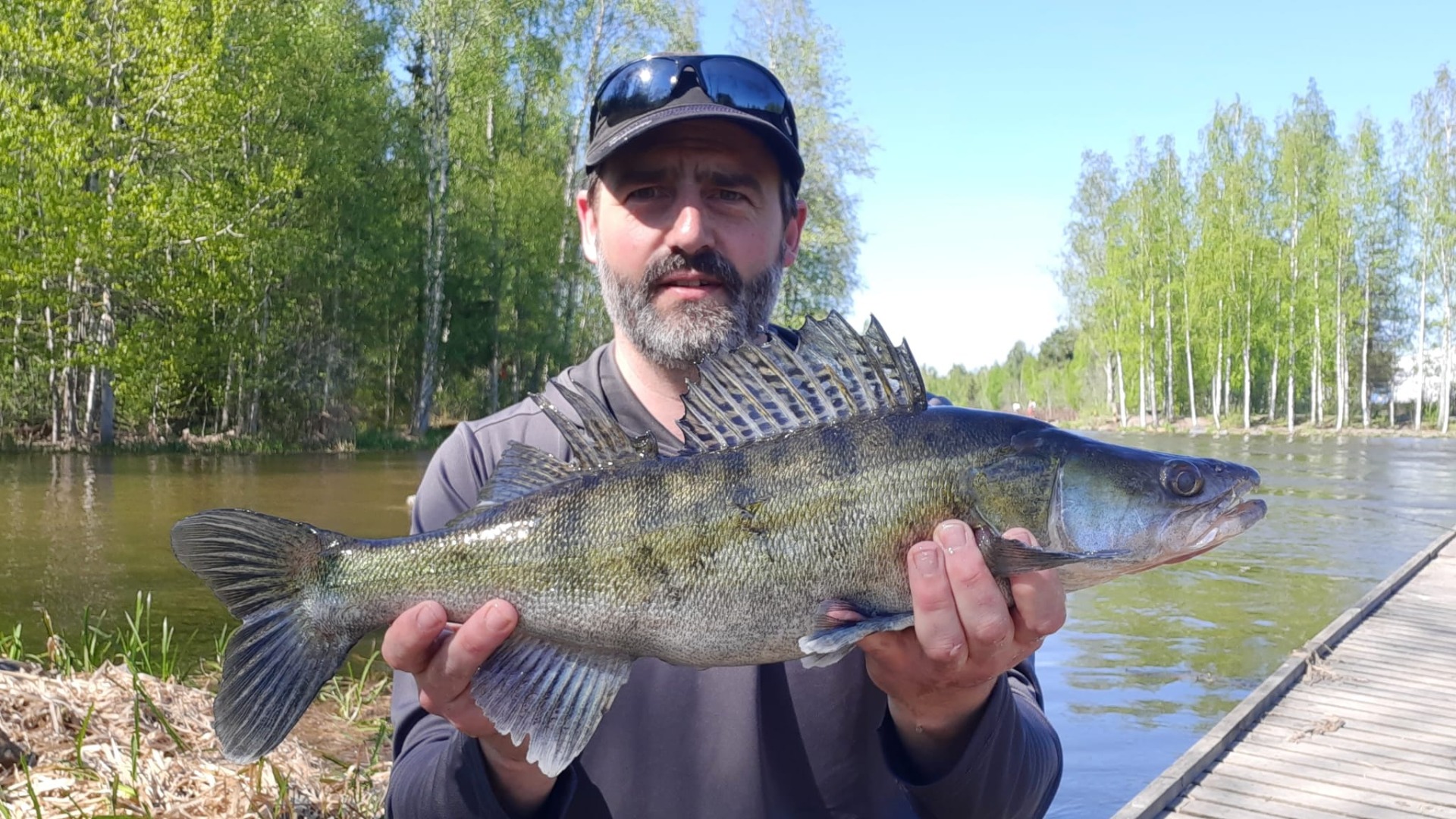 Nice zander for Andrew